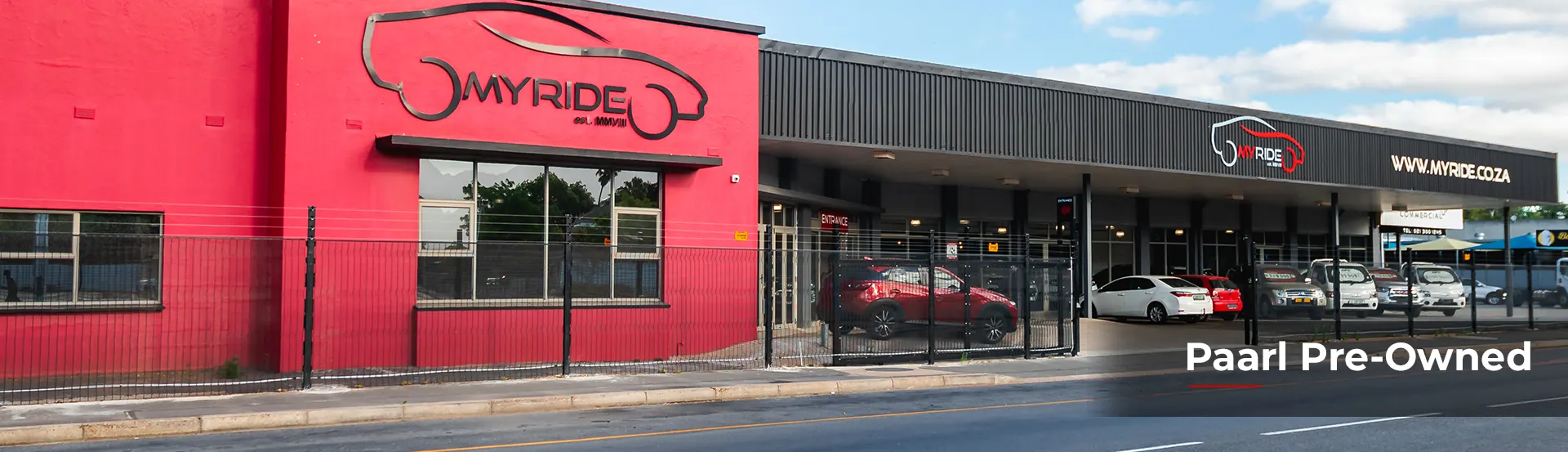 myride pre-owned banner